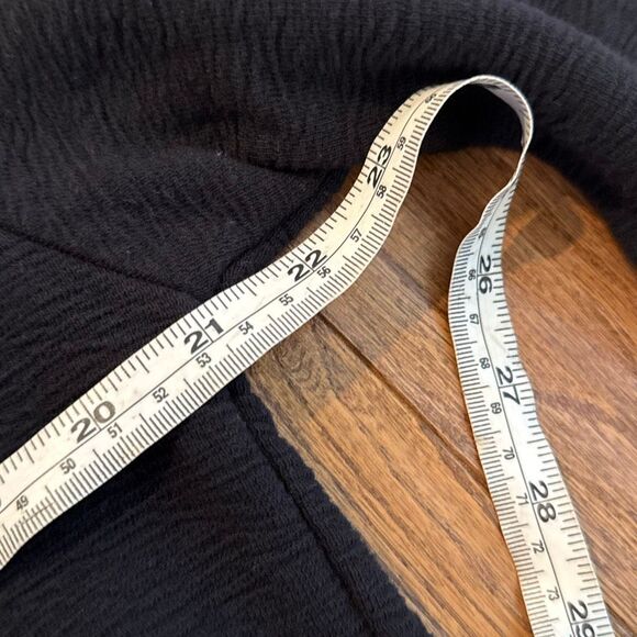 Zara crewneck black texture oversized sweater small - Picture 6 of 8